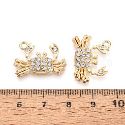 Alloy Rhinestone Pendants&nbsp;FIND-N012-01KCG