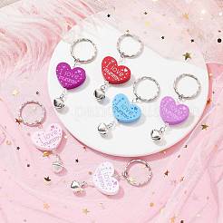 Wood Heart with Word I Love Mummy Keychains&nbsp;KEYC-JKC00582