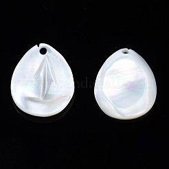 Natural Freshwater Shell Pendants&nbsp;SHEL-S278-044