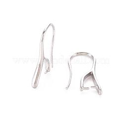 Brass Earring Hooks&nbsp;KK-R037-05P-A