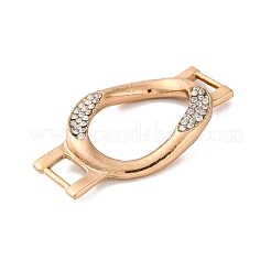 Alloy Crystal Rhinestone Teardrop Connector Links Charms&nbsp;FIND-M042-01G-NR