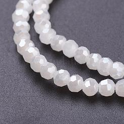 Electroplate Glass Beads Strands&nbsp;EGLA-D021-03