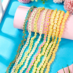 9 Strands 9 Styles Handmade Polymer Clay Bead Strands&nbsp;CLAY-TA0001-74