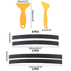 8 Sets 2 Style PVC Universal Car Door Edge Guard Door Sill Protector&nbsp;DIY-AR0004-42B