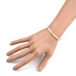 Natural Cultured Freshwater Pearl Beaded Bracelets&nbsp;BJEW-JB05386
