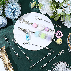 24Pcs Stainless Steel Beadable Keychain Bar for Jewelry Making DIY Crafts&nbsp;AJEW-SC0031-55B
