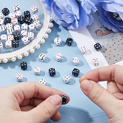 210Pcs 3 Colors Acrylic Beads&nbsp;FIND-HS0001-45
