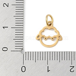 304 Stainless Steel Pendants&nbsp;STAS-L279-001G-12