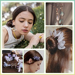 Ocean Theme DIY Glass Earring Jewelry Making Kits&nbsp;DIY-PH0028-59
