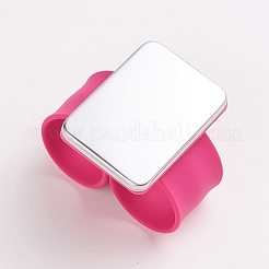 Magnetic Silicone Wrist Strap Bracelet&nbsp;X-BJEW-WH0009-09B