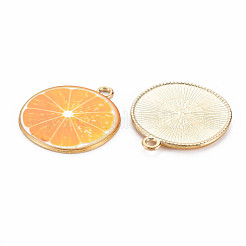 Light Gold Alloy Enamel Pendants&nbsp;ENAM-S126-128