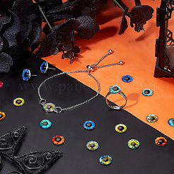 Luminous Eye Printed Glass Cabochons&nbsp;GGLA-PH0001-22A