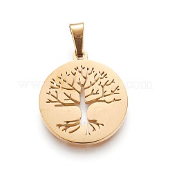 304 Stainless Steel Pendants&nbsp;STAS-P234-37G