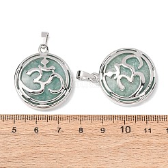 Natural Amazonite Pendants&nbsp;GG-CBA0251-10F-P