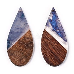 Transparent Resin & Walnut Wood Big Pendants&nbsp;RESI-ZX017-49