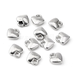 Tibetan Style Alloy Heart Charms&nbsp;LS-TIBEP-LFH260Y-S-FF