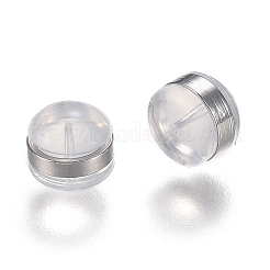 Brass Rings Silicone Ear Nuts&nbsp;SIL-N003-03S