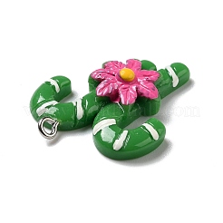 Opaque Resin Pendants&nbsp;RESI-D055-011P