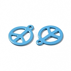 Spray Painted 201 Stainless Steel Pendants&nbsp;STAS-G304-04D
