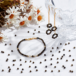 2 Strands Natural Golden Sheen Obsidian Beads Strands&nbsp;G-NB0005-66