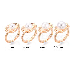 Oval Brass Finger Ring Settings&nbsp;KK-T076-37G