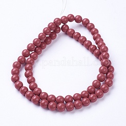 Natural Hokutolite Bead Strands&nbsp;G-F301-06-8mm