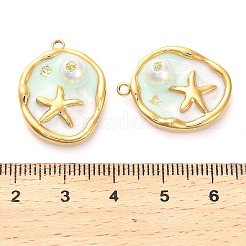 304 Stainless Steel Enamel Pendants&nbsp;STAS-B084-03G-01