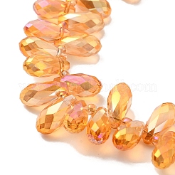 Electroplate Glass Beads Strands&nbsp;EGLA-B006-01A-HR01