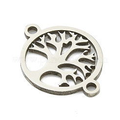 Non-Tarnish 201 Stainless Steel Connector Charms&nbsp;STAS-M015-18P