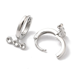 Brass Stud Earring Findings&nbsp;KK-U013-10P