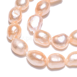 Natural Cultured Freshwater Pearl Beads Strands&nbsp;PEAR-N014-05J