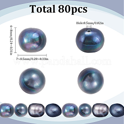 80Pcs Natural Cultured Freshwater Pearl Dyed Beads&nbsp;PEAR-SC0001-09