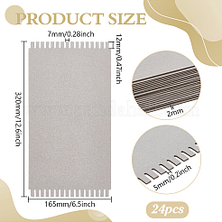 24Pcs Cardboard Weaving Looms&nbsp;DIY-FG0001-41A