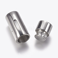 Tarnish Resistant 304 Stainless Steel Bayonet Clasps&nbsp;STAS-O114-031P-C