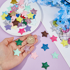 240Pcs Cloth & Sponge & Felt Ornament Accessories&nbsp;DIY-HS0002-57