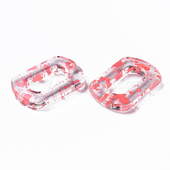 Transparent Acrylic Linking Rings&nbsp;OACR-N009-017A-12
