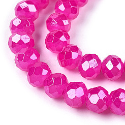 Baking Paint Glass Beads Strands&nbsp;DGLA-A034-J4mm-C01
