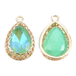 Electroplate K9 Glass Pendants&nbsp;GLAA-N038-46