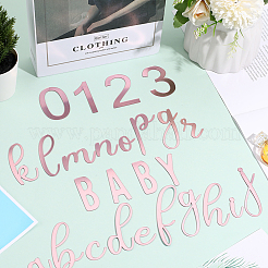 Acrylic Mirror Effect Cake Toppers&nbsp;AJEW-WH0038-84B