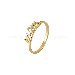 Mother's Day 201 Stainless Steel Finger Rings&nbsp;FS-WG75A9C-02