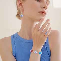 10Pcs Handmade Lampwork Beads&nbsp;LAMP-TADJ0001-01F