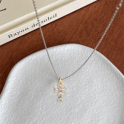 12Pcs 2 Style Rack Plating Brass Micro Pave Clear Cubic Zirconia Pendants&nbsp;ZIRC-HY0001-02