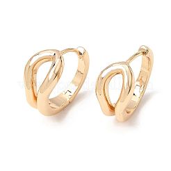 Brass Hoop Earrings for Women&nbsp;KK-CBA341B-12G