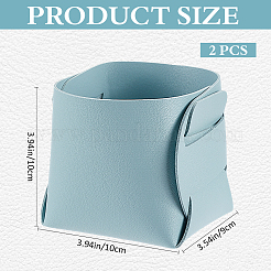 2Pcs PU Leather Jewelry Plate&nbsp;AJEW-CN0002-74B