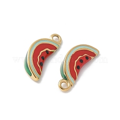 304 Stainless Steel Enamel Pendants&nbsp;STAS-Z122-25G-01