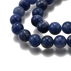 Natural Sodalite Beads Strands&nbsp;G-E110-4mm-3