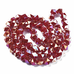 Electroplate Glass Beads Strands&nbsp;EGLA-S194-14A-A05