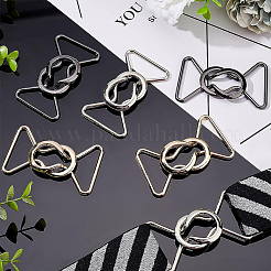 6Pairs 3 Colors Zinc Alloy Clasps&nbsp;FIND-BC0002-45