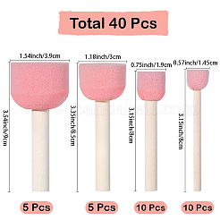 30Pcs 4 Styles Paint Sponges Shapes&nbsp;DIY-SP0006-17