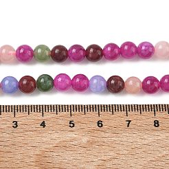 Dyed Natural Malaysia Jade Beads Strands&nbsp;G-G021-02A-29